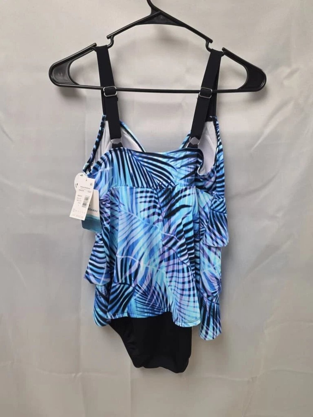 Ladies Swim Solutions Blue One Piece Size 8 ORG $102 NWT (RackD4) - Picture 2 of 5
